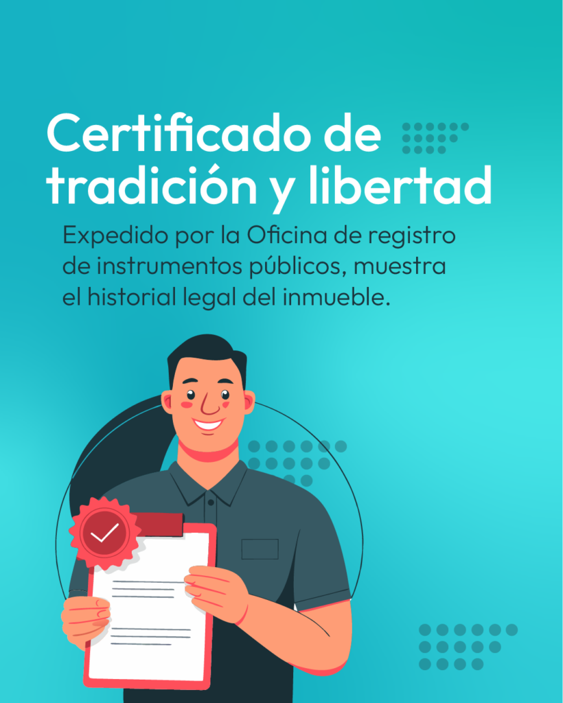 Certificicado de tradicion y libertad
